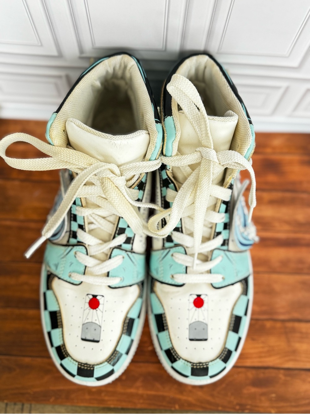 Costum Demon Slayer High-Top Anime-Inspired Sneakers - Picture 3 of 8